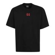 44 Label Group Svart Kontinuum Röd Tee New Bobai Black, Herr