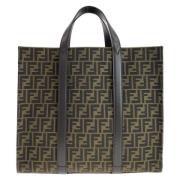 Fendi Vintage Pre-owned Canvas fendi-vskor Brown, Dam