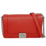 Chanel Vintage Pre-owned Laeder chanel-vskor Red, Dam