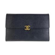 Chanel Vintage Pre-owned Laeder handvskor Black, Dam