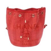 Chanel Vintage Pre-owned Laeder chanel-vskor Red, Dam