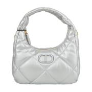 Twinset Silver Hobo Väska Gray, Dam