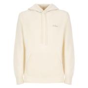 Saint Barth Broderad ullhoodie med känguruficka Beige, Herr