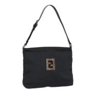 Fendi Vintage Pre-owned Canvas fendi-vskor Black, Dam