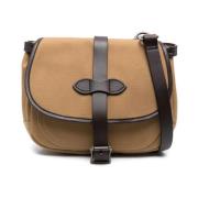 Filson Beige Bomull/Läder Väska Beige, Dam