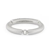 Le Gramme Segment Ring Tillverkad i Frankrike Gray, Unisex