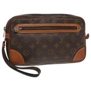 Louis Vuitton Vintage Pre-owned Canvas kuvertvskor Brown, Dam