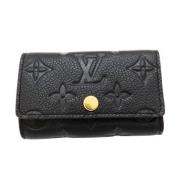 Louis Vuitton Vintage Pre-owned Canvas nyckelhllare Black, Dam