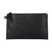 John Richmond Mäns Pouch Väska Black, Herr