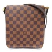 Louis Vuitton Vintage Pre-owned Canvas crossbodyvskor Brown, Dam