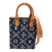 Louis Vuitton Vintage Pre-owned Canvas louis-vuitton-vskor Blue, Dam