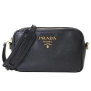 Prada Vintage Pre-owned Laeder prada-vskor Black, Dam