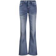 Ganni Casual Straight Jeans i Grå Gray, Dam