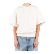 Jil Sander Ivory Bomull T-shirt White, Dam