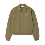 Lacoste Ekologisk Bomull Polo Sweatshirt Green, Dam