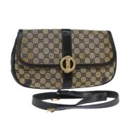 Gucci Vintage Pre-owned Canvas gucci-vskor Beige, Dam