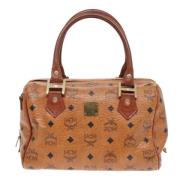 MCM Pre-owned Pre-owned Canvas handvskor Brown, Dam