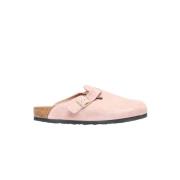 Birkenstock Mocka Mules med Sidospänne Stängning Pink, Herr