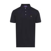 Ralph Lauren Klassisk marinblå pikétröja Blue, Herr