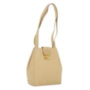 Salvatore Ferragamo Pre-owned Pre-owned Laeder axelremsvskor Beige, Da...