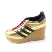 Gucci Vintage Pre-owned Tyg sneakers Yellow, Dam