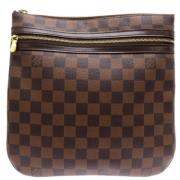 Louis Vuitton Vintage Pre-owned Tyg louis-vuitton-vskor Brown, Dam