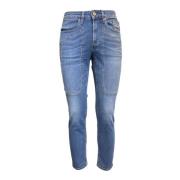 Jeckerson Skinny Jeans med Fickor och Logotyp Blue, Herr