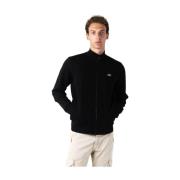 Lacoste Herr Tracktop med dragkedja i svart Black, Herr