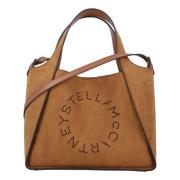 Stella McCartney Logo Crossbody Tote Väska Brown, Dam