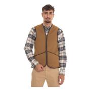 Barbour Pälsfodrad Vest med Dragkedja Brown, Herr