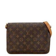 Louis Vuitton Vintage Pre-owned Canvas louis-vuitton-vskor Brown, Dam