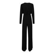 Norma Kamali Wrap Jumpsuit Black, Dam