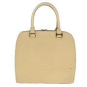 Louis Vuitton Vintage Pre-owned Laeder louis-vuitton-vskor Beige, Dam