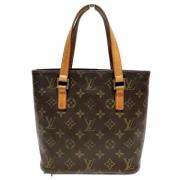 Louis Vuitton Vintage Pre-owned Canvas louis-vuitton-vskor Brown, Dam