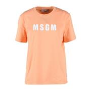 Msgm T-Shirts Orange, Dam