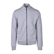 Bikkembergs Sweatshirt med Sweatshirt med dragkedja Gray, Herr