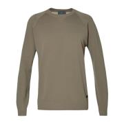 Liu Jo Herr Bomullsblandning Teknisk Sweatshirt Green, Herr