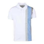 Bikkembergs Bomull Elastan Polo Skjorta White, Herr