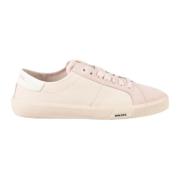 Diesel Lädersneakers med gummisula Pink, Dam