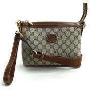 Gucci Vintage Pre-owned Canvas crossbodyvskor Beige, Dam