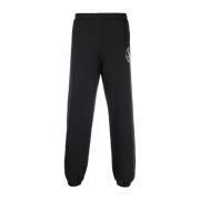 Sporty & Rich Svarta Sweatpants för Aktiv Livsstil Black, Dam