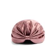 Valentino Garavani Sidens turban med VLogo-detalj Pink, Dam