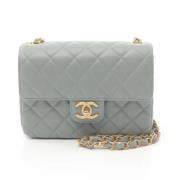 Chanel Vintage Pre-owned Laeder chanel-vskor Blue, Dam