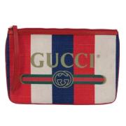 Gucci Vintage Pre-owned Canvas kuvertvskor Multicolor, Dam