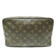 Louis Vuitton Vintage Pre-owned Tyg louis-vuitton-vskor Brown, Dam