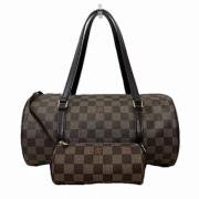 Louis Vuitton Vintage Pre-owned Canvas handvskor Brown, Dam