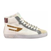 Diesel Läder Sneakers med Gummisula White, Dam