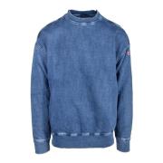 Diesel Bomullsblandning Stickad Tröja Blue, Herr