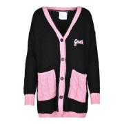 Gaëlle Paris Mjuk Mohair Blandning Kofta Black, Dam