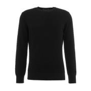 Kangra Crew Neck Långärmad Tröja Black, Herr